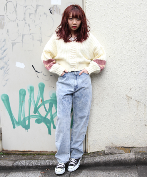 apres jour(アプレジュール)の「ケミカルハイウエストデニム【ZOZOTOWN限定アイテム】(デニムパンツ・レディース・ケミカルウォッシュ・SMALL/MEDIUM/LARGE)」の14枚目の写真