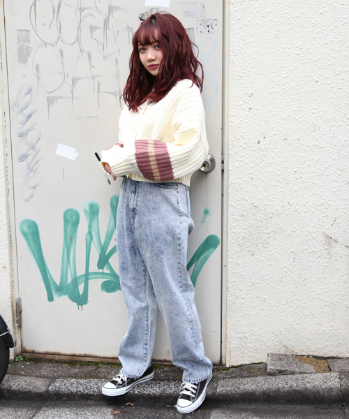 apres jour(アプレジュール)の「ケミカルハイウエストデニム【ZOZOTOWN限定アイテム】(デニムパンツ・レディース・ケミカルウォッシュ・SMALL/MEDIUM/LARGE)」の10枚目の写真