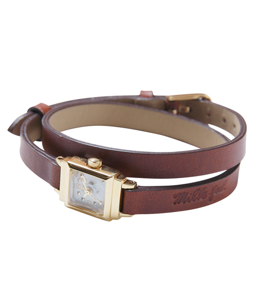 MILKFED.(ミルクフェド)の「MILKFED JEWEL WATCH(アナログ腕時計・レディース・ゴールド・ONESIZE)」の2枚目の写真