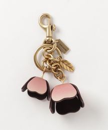 coach ティーローズ　ブルー　キーホルダー 公式】COACH – コーチ | ティー ローズ ミックス バッグ チャーム