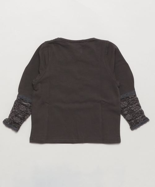 Catherine Cottage（キャサリンコテージ）の「ポイントレースカットソー（Tシャツ/カットソー・キッズ・ネイビー/グレー/ピンク/ライラック/ホワイト/ブラック・110/120/130/140）」の9枚目の写真