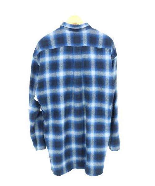 ブランド古着】オンブレチェックプルオーバーロングシャツ（シャツ 