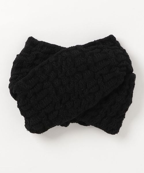 CA4LA（カシラ）の「WASHED TARBAN BAND AC 2（ヘアバンド・メンズ・チャコールグレー/ブラック/ネイビー・ONESIZE）」の2枚目の写真