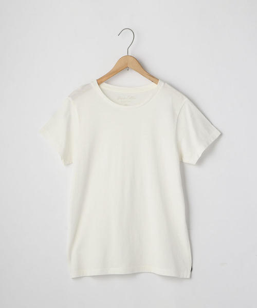coen(コーエン)の「ピマコットンTシャツ(Tシャツ/カットソー・レディース・ホワイト/その他1/コバルトブルー/ブラック・MEDIUM/LARGE)」の2枚目の写真