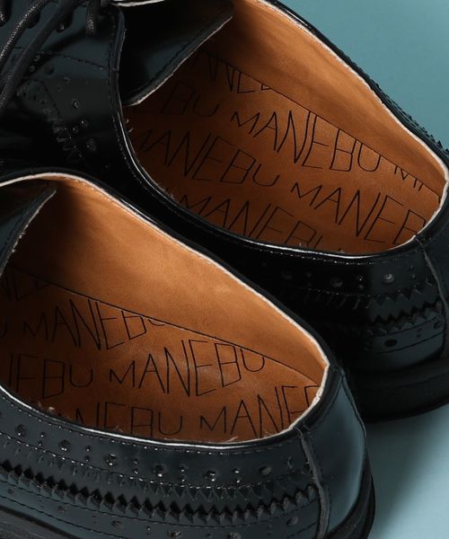 MANEBU（マネブ）の「MANEBU マネブ / UKI（ローファー・メンズ・ブラック・42/40/41）」の6枚目の写真