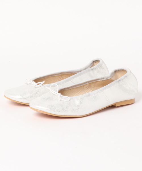 DouDou（ドゥドゥ）の「フラットシューズ（バレエシューズ・レディース・ベージュ/オフホワイト/シルバー/ゴールド・22.5cm/23.5cm/25cm/23cm/24.5cm）」の3枚目の写真