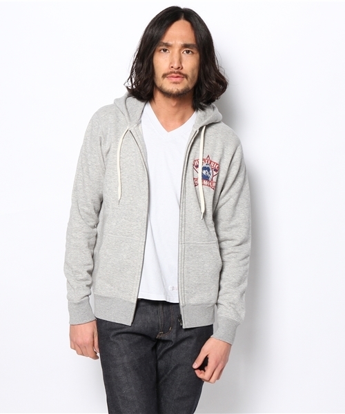 HYSTERIC GLAMOUR（ヒステリックグラマー）の「CLASSIC PUB pt PK（パーカー・メンズ・レッド/ネイビー/トップグレー・LARGE/MEDIUM/SMALL）」の8枚目の写真