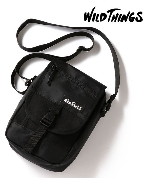SHIPS JET BLUE(シップスジェットブルー)の「WILD THINGS×SHIPS JET BLUE: 別注 X-PAC ミニショルダーバッグ(ショルダーバッグ・メンズ・ブラック/チャコールグレー/オリーブ/パープル・ONE SIZE)」の14枚目の写真