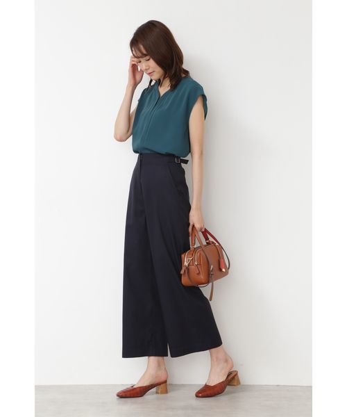 NATURAL BEAUTY BASIC（ナチュラルビューティーベーシック）の「セミスクエアミュール（サンダル・レディース・ブラック/ブラウン・MEDIUM/SMALL）」の7枚目の写真