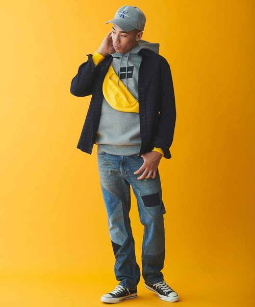 Calvin Klein Jeans(カルヴァンクラインジーンズ)の「CK ボックス ロゴ パーカー(パーカー・メンズ・ブラック/グレー/ブルー系その他・S/M/L/XL)」の9枚目の写真