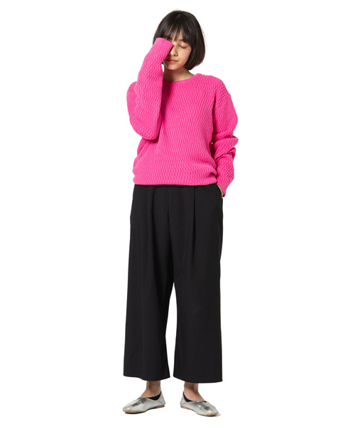 glamb(グラム)の「Halley knit / ハリーニット(ニット/セーター・メンズ・ブラック/カーキ/ネイビー/ピンク・0/1/2/3/4)」の14枚目の写真