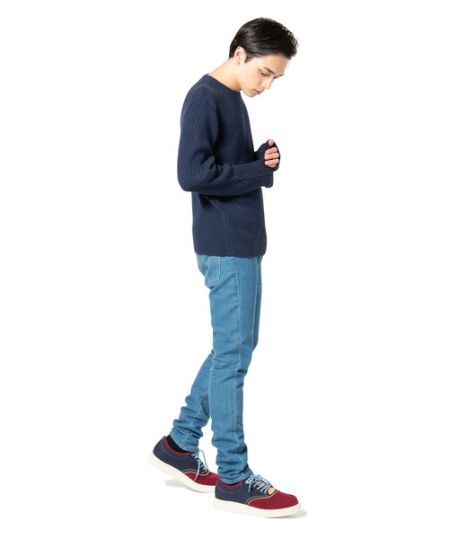 glamb(グラム)の「Halley knit / ハリーニット(ニット/セーター・メンズ・ブラック/カーキ/ネイビー/ピンク・0/1/2/3/4)」の8枚目の写真