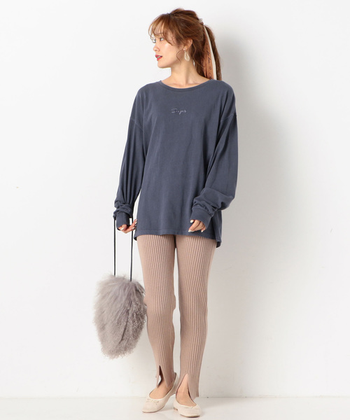 archives（アルシーヴ）の「前スリットリブ編みパンツ（その他パンツ・レディース・ベージュ/ブラウン/グレー・MEDIUM）」の8枚目の写真