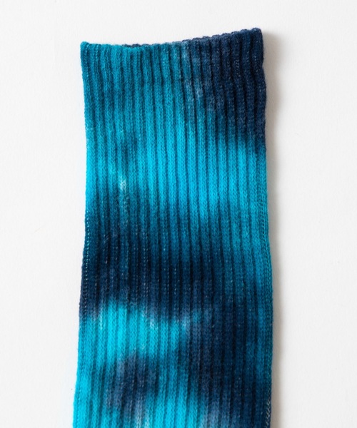 WEGO（ウィゴー）の「WEGO/タイダイソックス（ソックス/靴下・メンズ・ブルー/ブラック・FREE）」の8枚目の写真