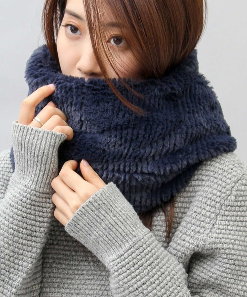 evameva カシミア展　スヌードネックウォーマー evam eva カシミアスヌード ｜くらすこと オンラインストア