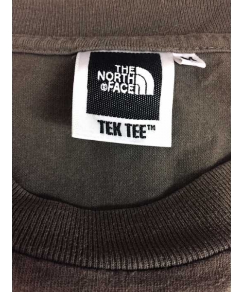 THE NORTH FACE TEK TEE ザ ノースフェイス Tシャツ 半袖 ネイビー サイズXL NT32173 THE NORTH FACE \"TEK TEE\" print Tshirt XL | 古着屋 grin days memory