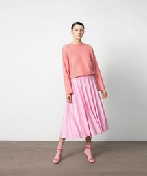 ドゥロワー　18Gプリーツニットスカート　ロングスカート　ラメ Drawer（ドゥロワー）の「Drawer 18Gプリーツニットスカート