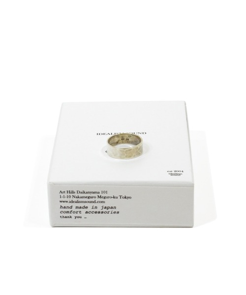 idealism sound（イデアリズムサウンド）の「Hammer wave Ring M（リング・レディース・シルバー・#9/#13/#11）」の7枚目の写真