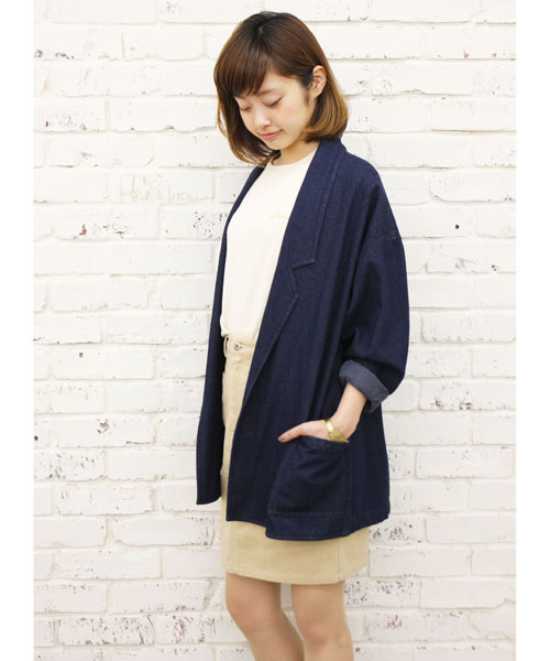 Kastane(カスタネ)の「【Kastane】BIGジャケット(その他アウター・レディース・ベージュ/カーキ/インディゴブルー・FREE)」の1枚目の写真