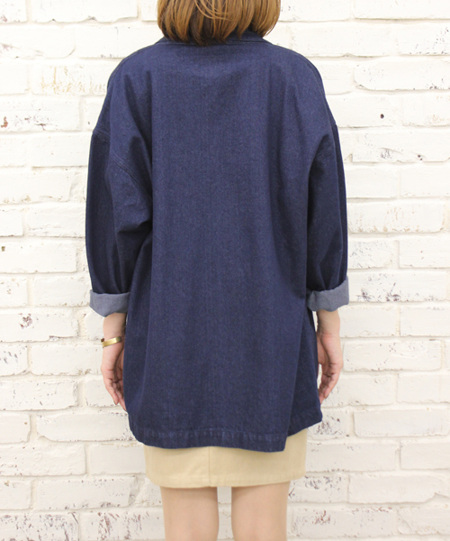 Kastane(カスタネ)の「【Kastane】BIGジャケット(その他アウター・レディース・ベージュ/カーキ/インディゴブルー・FREE)」の5枚目の写真