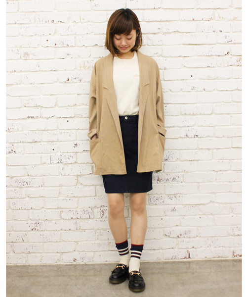 Kastane(カスタネ)の「【Kastane】BIGジャケット(その他アウター・レディース・ベージュ/カーキ/インディゴブルー・FREE)」の15枚目の写真