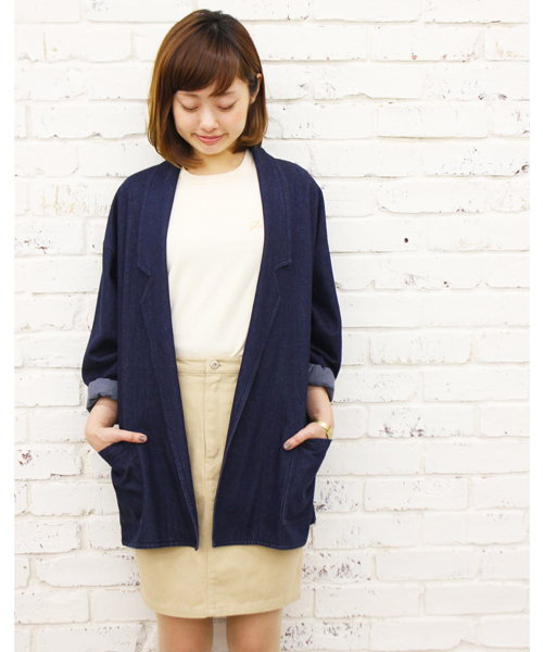 Kastane(カスタネ)の「【Kastane】BIGジャケット(その他アウター・レディース・ベージュ/カーキ/インディゴブルー・FREE)」の18枚目の写真