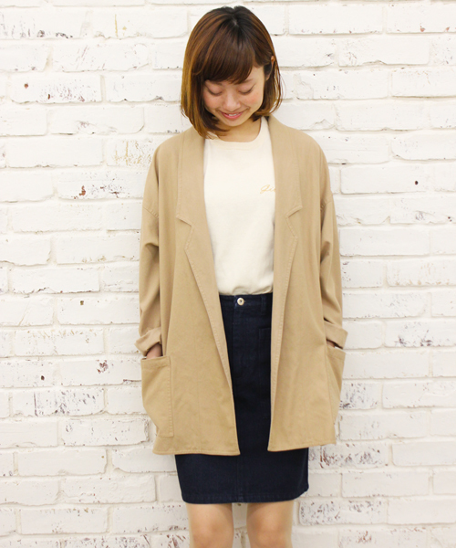 Kastane(カスタネ)の「【Kastane】BIGジャケット(その他アウター・レディース・ベージュ/カーキ/インディゴブルー・FREE)」の20枚目の写真