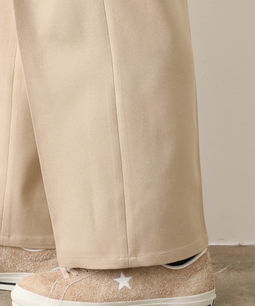 JUNRED(ジュンレッド)の「(美シルエット・高機能を兼ね備えた)ウォッシャブルサージワイド(その他パンツ・メンズ・ブラック/ベージュ/サックスブルー・S/M/L)」の9枚目の写真