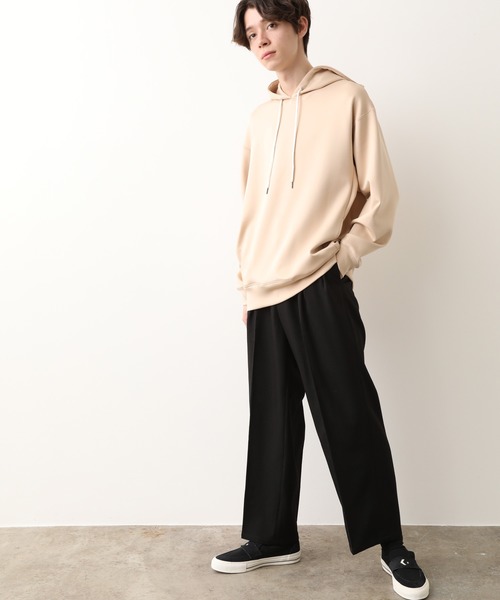 JUNRED(ジュンレッド)の「(美シルエット・高機能を兼ね備えた)ウォッシャブルサージワイド(その他パンツ・メンズ・ブラック/ベージュ/サックスブルー・S/M/L)」の21枚目の写真