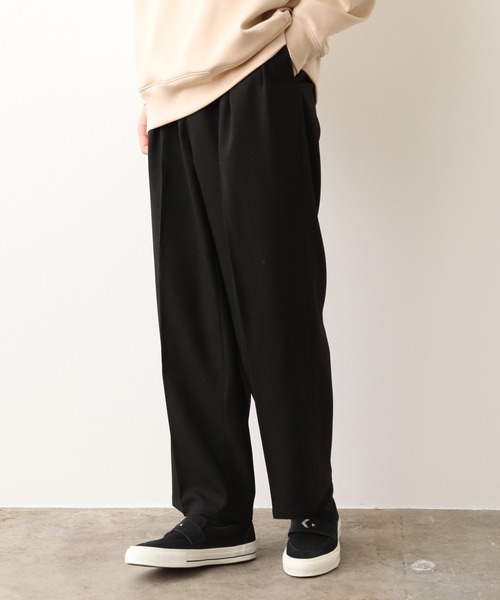 JUNRED(ジュンレッド)の「(美シルエット・高機能を兼ね備えた)ウォッシャブルサージワイド(その他パンツ・メンズ・ブラック/ベージュ/サックスブルー・S/M/L)」の15枚目の写真