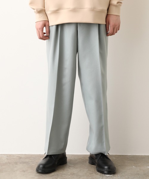 JUNRED(ジュンレッド)の「(美シルエット・高機能を兼ね備えた)ウォッシャブルサージワイド(その他パンツ・メンズ・ブラック/ベージュ/サックスブルー・S/M/L)」の10枚目の写真