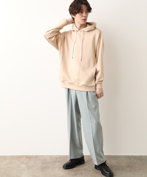 JUNRED(ジュンレッド)の「(美シルエット・高機能を兼ね備えた)ウォッシャブルサージワイド(その他パンツ・メンズ・ブラック/ベージュ/サックスブルー・S/M/L)」の12枚目の写真