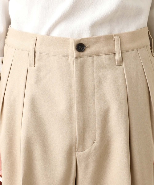 JUNRED(ジュンレッド)の「(美シルエット・高機能を兼ね備えた)ウォッシャブルサージワイド(その他パンツ・メンズ・ブラック/ベージュ/サックスブルー・S/M/L)」の6枚目の写真