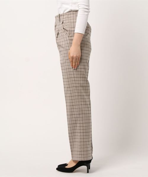 archives(アルシーヴ)の「【SETUPにも】チェックパンツ(その他パンツ・レディース・ブラック/ベージュ/アイボリー・MEDIUM)」の4枚目の写真