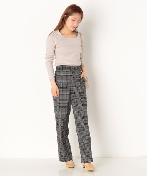 archives(アルシーヴ)の「【SETUPにも】チェックパンツ(その他パンツ・レディース・ブラック/ベージュ/アイボリー・MEDIUM)」の20枚目の写真