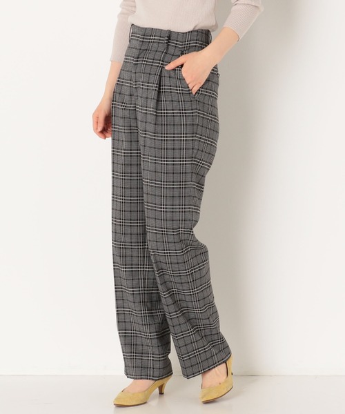 archives(アルシーヴ)の「【SETUPにも】チェックパンツ(その他パンツ・レディース・ブラック/ベージュ/アイボリー・MEDIUM)」の19枚目の写真