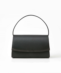 CARETTE（カレット）の「切替え＆ステッチの布製ブラックフォーマルバッグ【喪服用】（ハンドバッグ）」