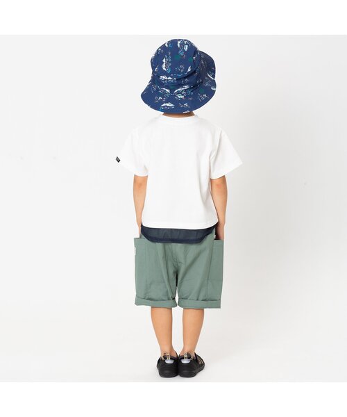 BREEZE（ブリーズ）の「/WEB限定 レイヤード風ロゴ半袖プリントTシャツ（Tシャツ/カットソー・キッズ・グリーン/ブラウン/アイボリー・140/130/80/100/90/110/120）」の13枚目の写真