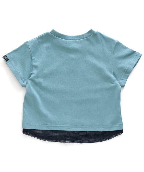 BREEZE（ブリーズ）の「/WEB限定 レイヤード風ロゴ半袖プリントTシャツ（Tシャツ/カットソー・キッズ・グリーン/ブラウン/アイボリー・140/130/80/100/90/110/120）」の9枚目の写真