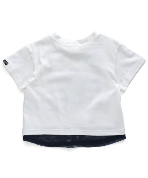 BREEZE（ブリーズ）の「/WEB限定 レイヤード風ロゴ半袖プリントTシャツ（Tシャツ/カットソー・キッズ・グリーン/ブラウン/アイボリー・140/130/80/100/90/110/120）」の8枚目の写真