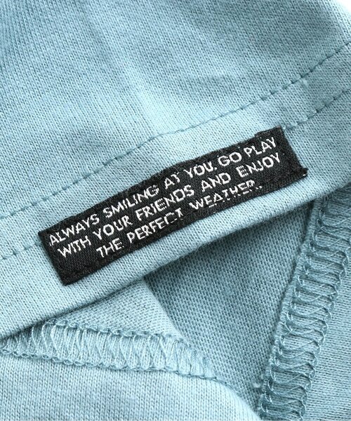 BREEZE（ブリーズ）の「/WEB限定 レイヤード風ロゴ半袖プリントTシャツ（Tシャツ/カットソー・キッズ・グリーン/ブラウン/アイボリー・140/130/80/100/90/110/120）」の5枚目の写真