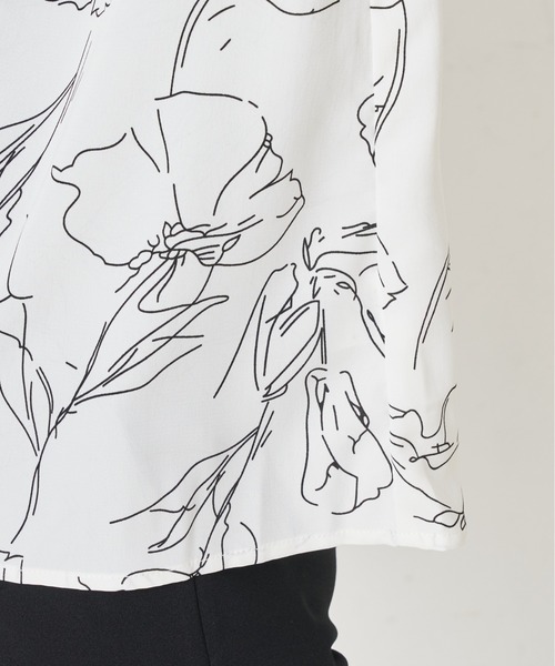 natural couture（ナチュラルクチュール）の「【WEB限定】とろみサテンパール釦ブラウス（シャツ/ブラウス・レディース・ベージュ/ネイビー/アイボリー/ライトグレー/その他1/その他2・FREE）」の18枚目の写真