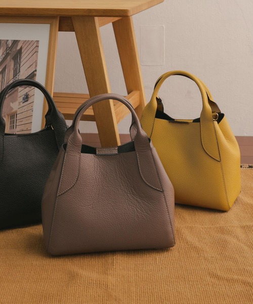 MARCO BIANCHINI（マルコビアンチーニ）の「MARCO BIANCHINI　2way ショルダーバッグ S（ショルダーバッグ・レディース・ブラック/イエロー/モカ・FREE）」の5枚目の写真