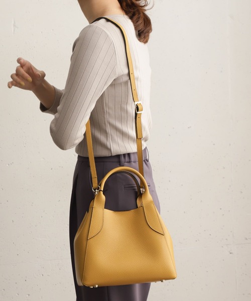 MARCO BIANCHINI（マルコビアンチーニ）の「MARCO BIANCHINI　2way ショルダーバッグ S（ショルダーバッグ・レディース・ブラック/イエロー/モカ・FREE）」の6枚目の写真