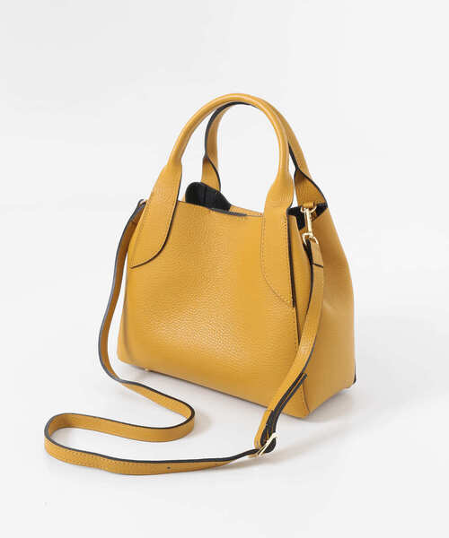 MARCO BIANCHINI（マルコビアンチーニ）の「MARCO BIANCHINI　2way ショルダーバッグ S（ショルダーバッグ・レディース・ブラック/イエロー/モカ・FREE）」の11枚目の写真