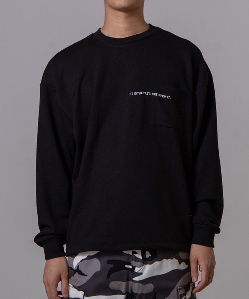 WEGO（ウィゴー）の「WEGO/ロゴ刺繍ビッグシルエットプルオーバー（スウェット・メンズ・ホワイト/ブラック・MEDIUM/LARGE）」の17枚目の写真