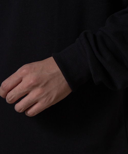 WEGO（ウィゴー）の「WEGO/ロゴ刺繍ビッグシルエットプルオーバー（スウェット・メンズ・ホワイト/ブラック・MEDIUM/LARGE）」の12枚目の写真