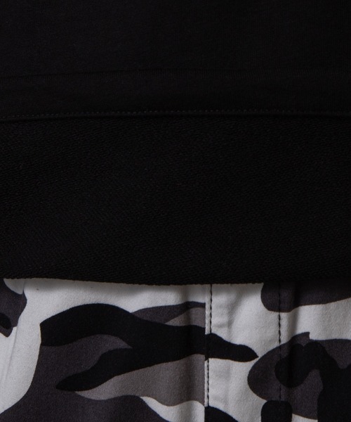 WEGO（ウィゴー）の「WEGO/ロゴ刺繍ビッグシルエットプルオーバー（スウェット・メンズ・ホワイト/ブラック・MEDIUM/LARGE）」の14枚目の写真