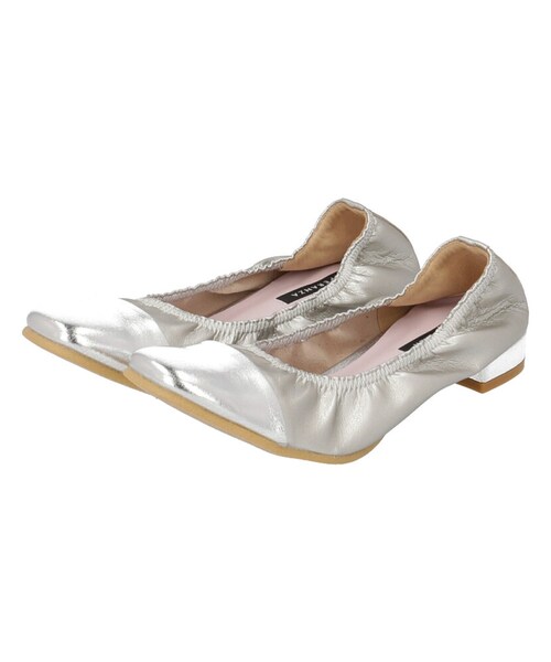 ESPERANZA（エスペランサ）の「◆【ローヒール／フラット】ストレッチ切り替えパンプス（パンプス・レディース・ホワイト系その他7/ブラック系8/その他1・50/40/35/30/25/20/45）」の3枚目の写真