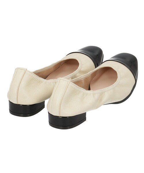 ESPERANZA（エスペランサ）の「◆【ローヒール／フラット】ストレッチ切り替えパンプス（パンプス・レディース・ホワイト系その他7/ブラック系8/その他1・50/40/35/30/25/20/45）」の6枚目の写真